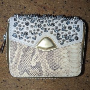 RARE Sam Edelman Spiked Leather Clutch NWOT